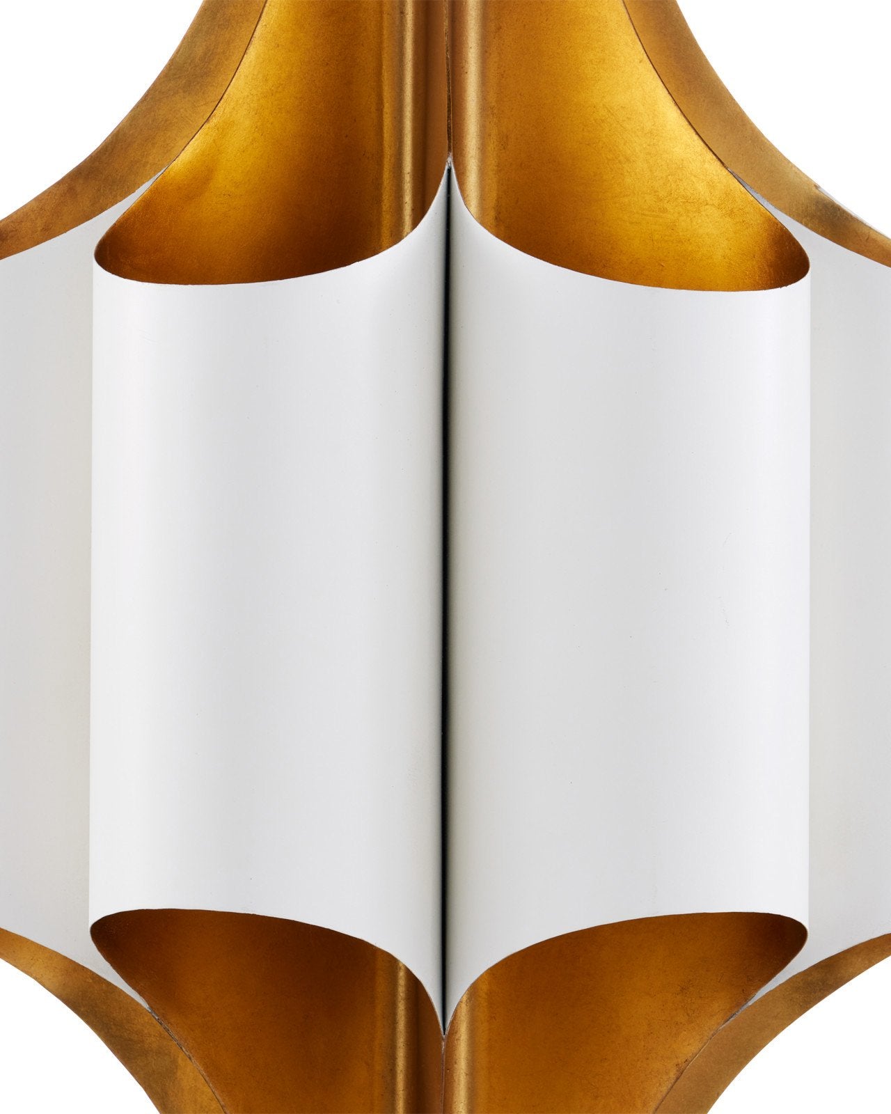 Concordia White & Gold Chandelier